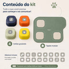 Kit de Botões Graváveis de Comunicação - Pet Premium™