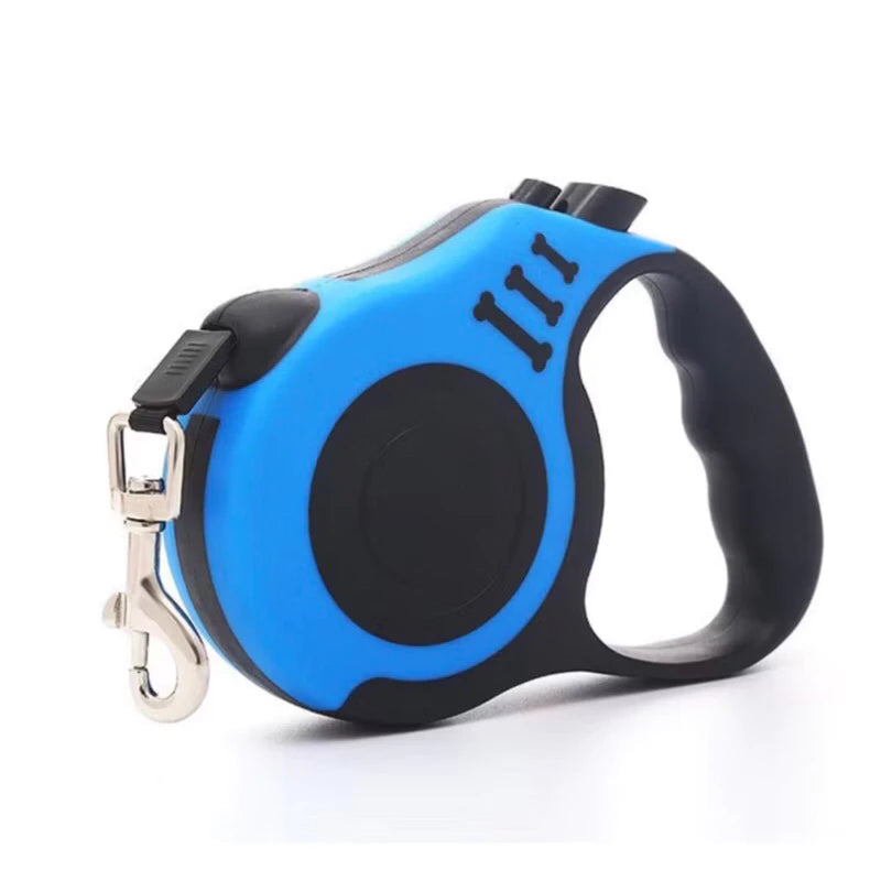 Guia Retrátil Multifuncional para Pets - Azul