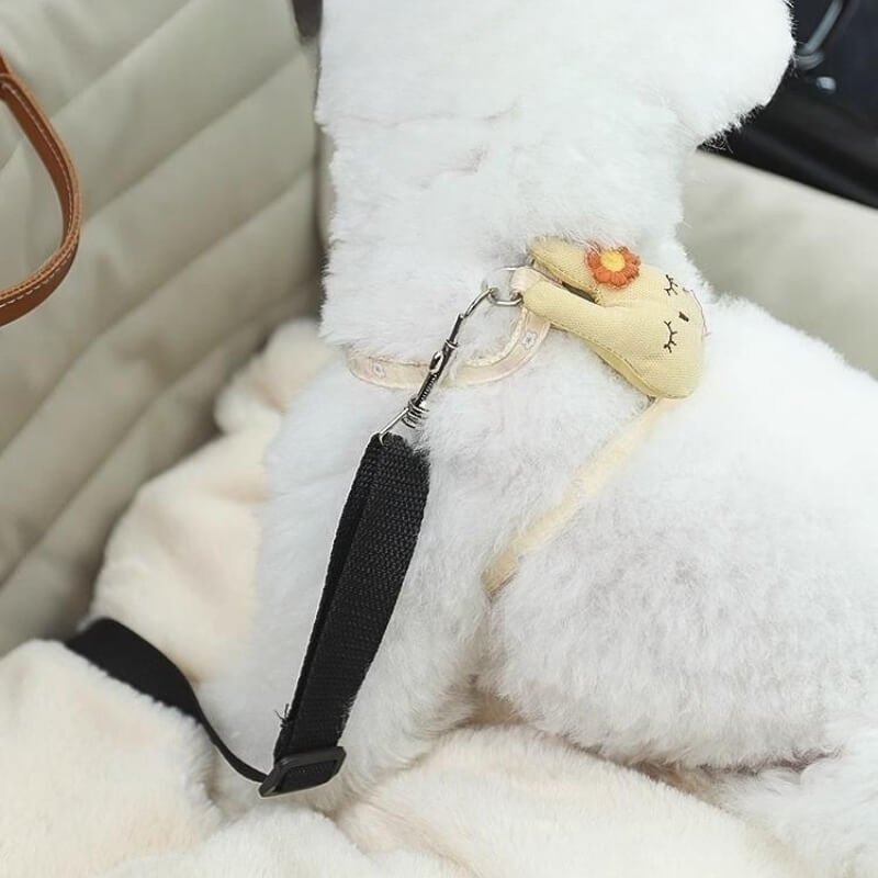 Cama Automotiva Impermeável em Couro Sintético - Pet Premium™