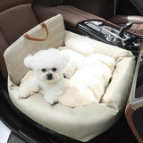 Cama Automotiva Impermeável em Couro Sintético - Pet Premium™