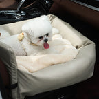 Cama Automotiva Impermeável em Couro Sintético - Pet Premium™