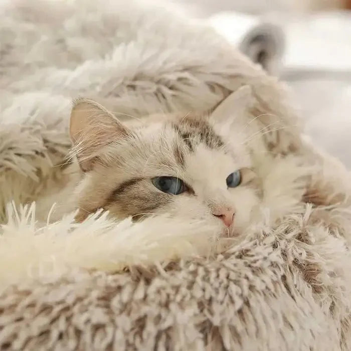 Cama Toca Anti Ansiedade de Pelúcia - Pet Premium™