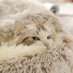 Cama Toca Anti Ansiedade de Pelúcia - Pet Premium™