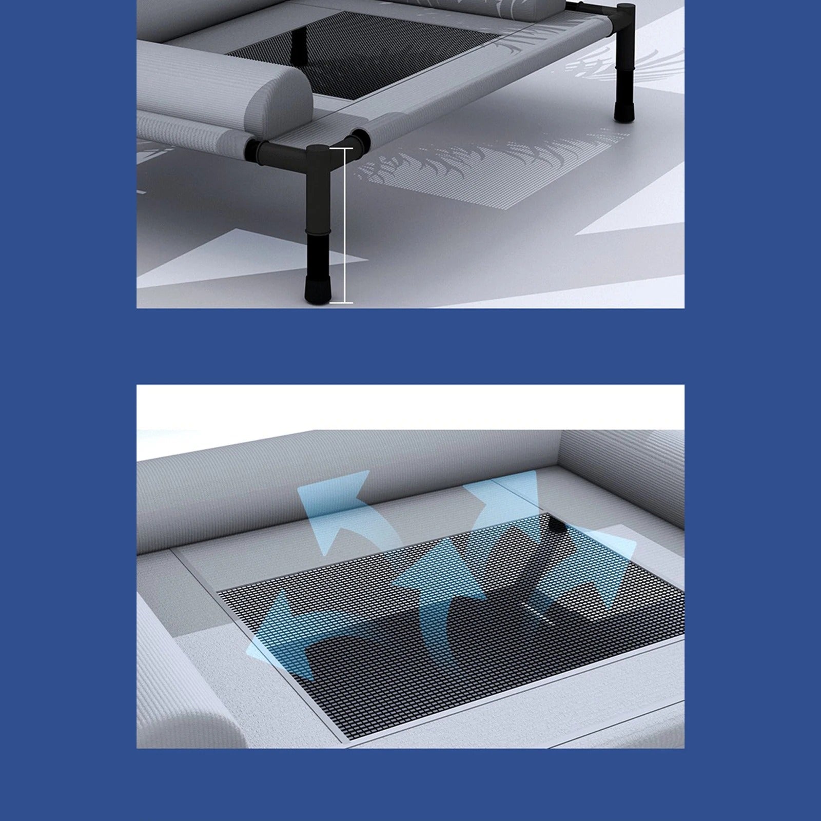 Cama Pet Elevada Comfort - Pet Premium™