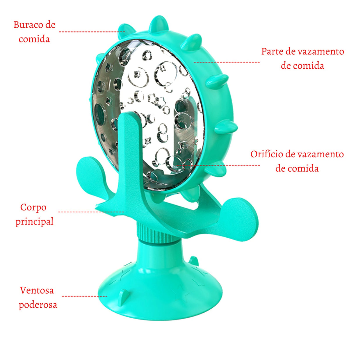 Brinquedo Interativo Giratório para Pets - foto 2