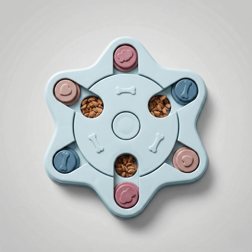 Brinquedo Puzzle Pet Premium™ – Alimentador Lento Interativo para Treino, Inteligência e Bem-Estar de Cães