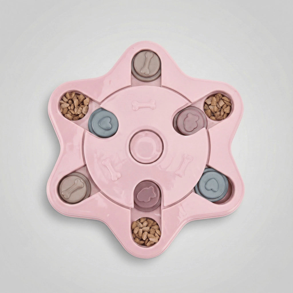 Brinquedo Puzzle Pet Premium™ – Alimentador Lento Interativo para Treino, Inteligência e Bem-Estar de Cães