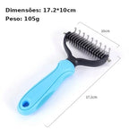 Desembolador de Pelos Longos para Cães e Gatos - Pet Premium™