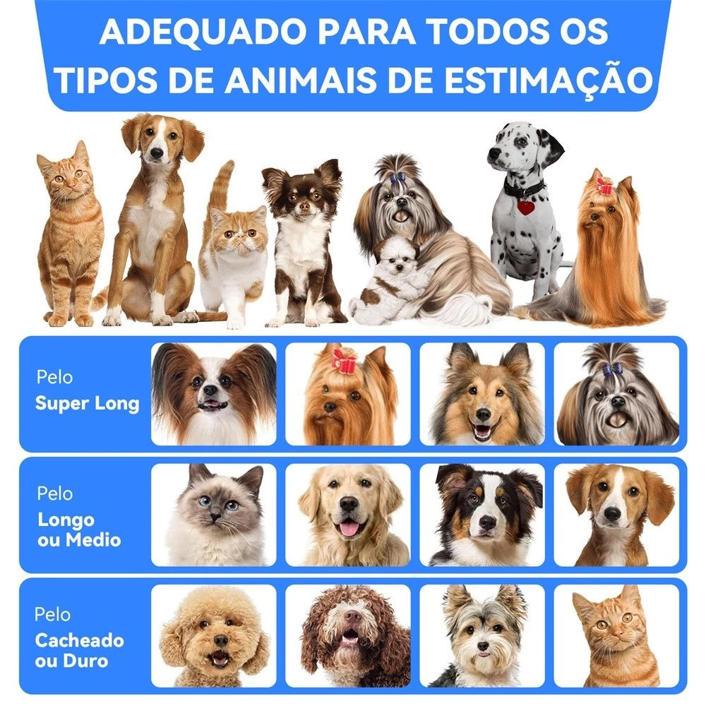 Kit de Limpeza para Pet 7 em 1 - Pet Premium™