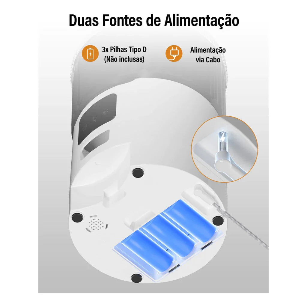 Alimentador Automático Wifi 4L - Com Porções Programáveis para Cachorro e Gato Bivolt - Pet Premium™