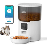 Alimentador Automático Wifi 4L - Com Porções Programáveis para Cachorro e Gato Bivolt - Pet Premium™